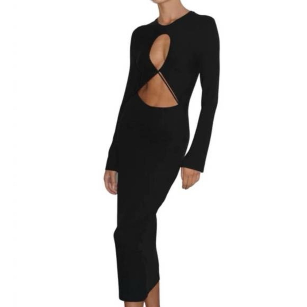 LNA Tenley Dress in Black